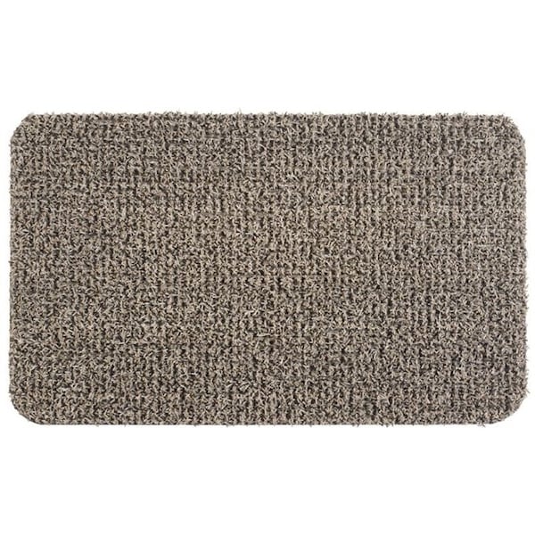 Grassworx Clean Machine 24 in. W X 36 in. L Taupe Flair Astroturf Door Mat 10372034 - main